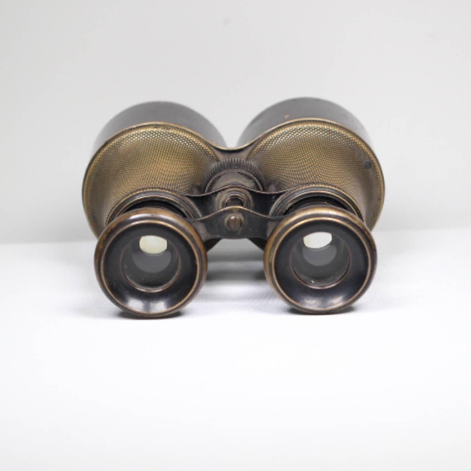 19th Century Brass G. Falconer and Co. Binoculars In Excellent Condition In San Francisco, CA