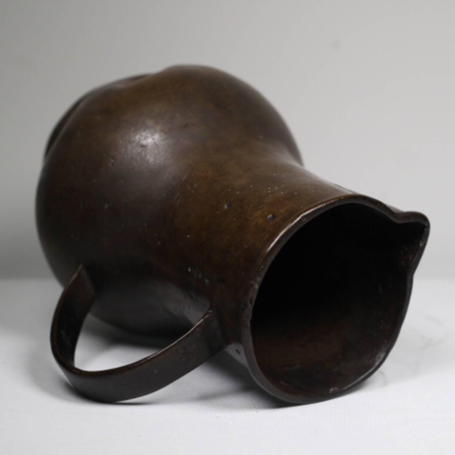 Early 20th Century Bronze Pitcher In Excellent Condition In San Francisco, CA