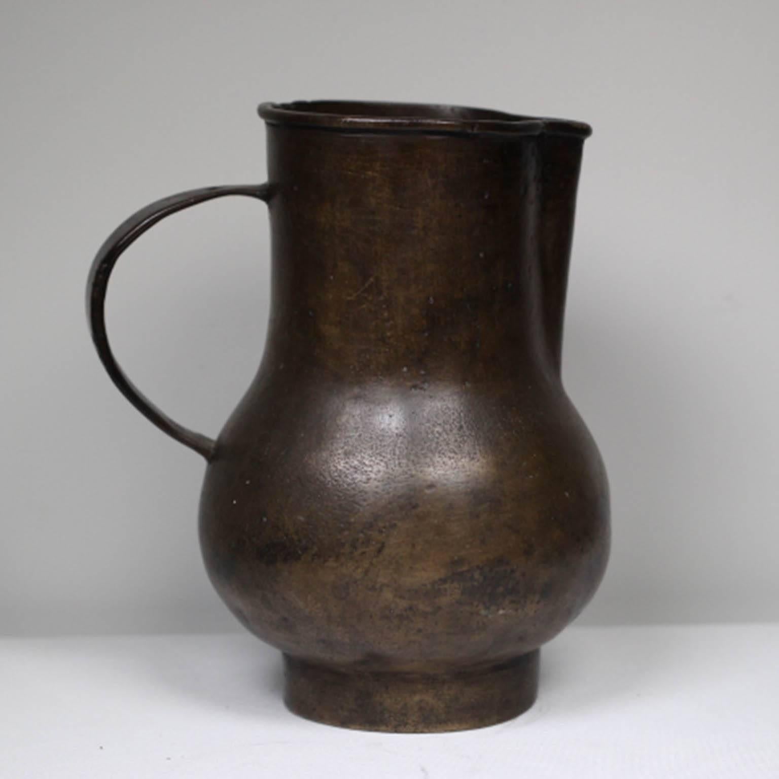 Early 20th Century Bronze Pitcher 2