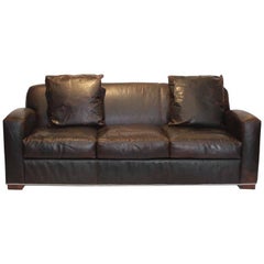 New "Graham" Leather Sofa by Ralph Lauren