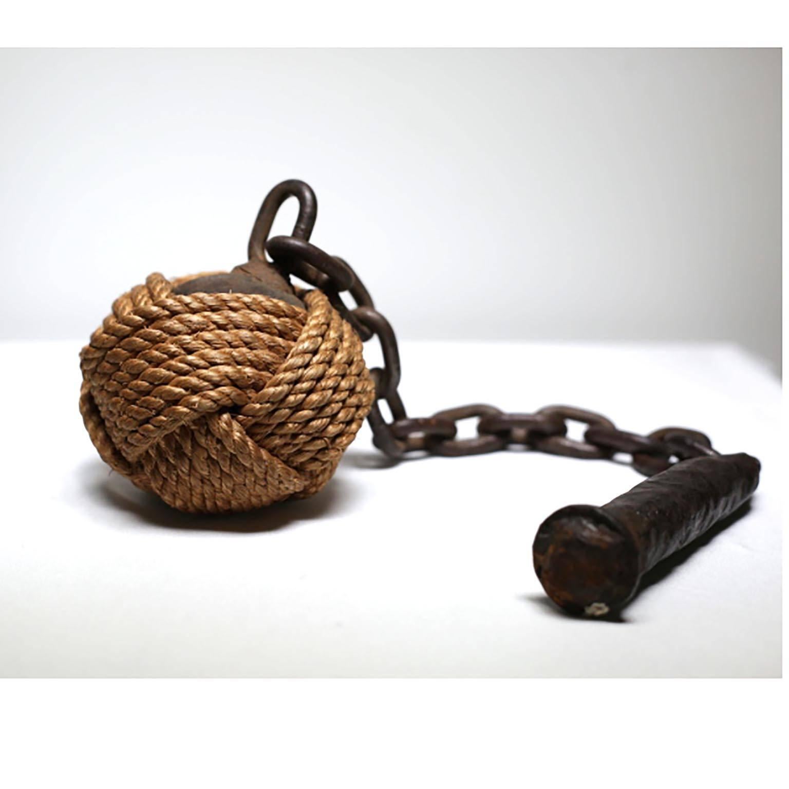 cast iron ball and chain