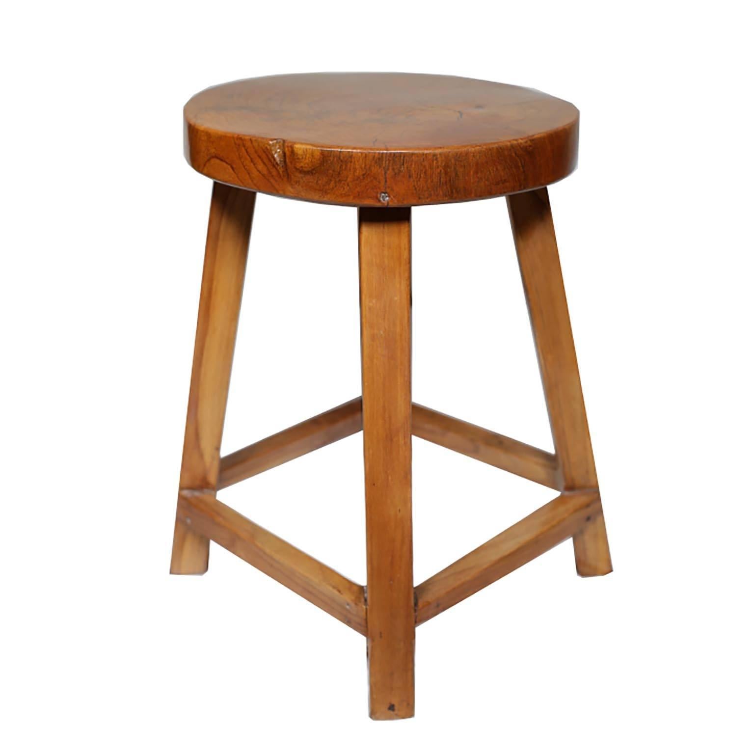 Beautiful constructed Koa wood stool.