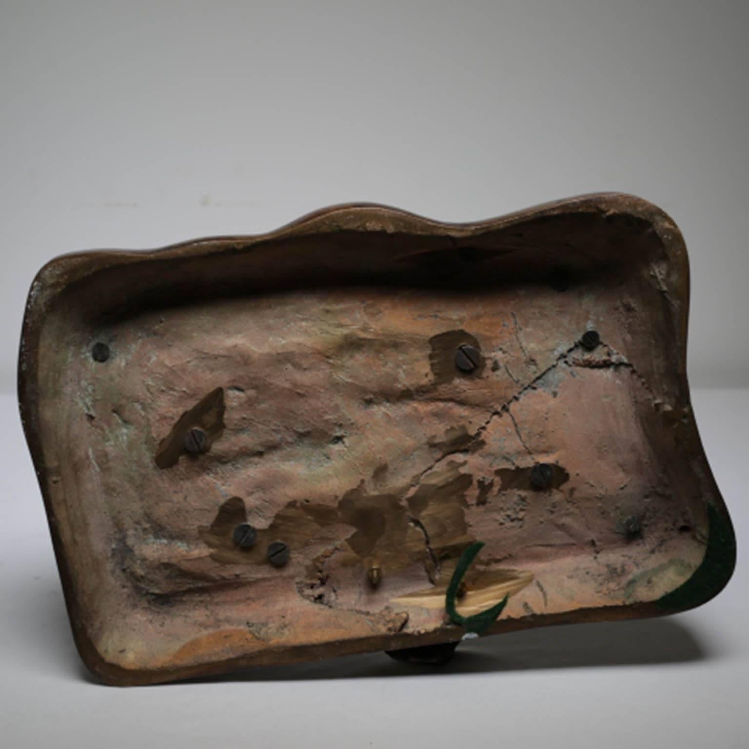 Solid Bronze Surrelist Sculpture by Henry Moore student M. Woodward 4