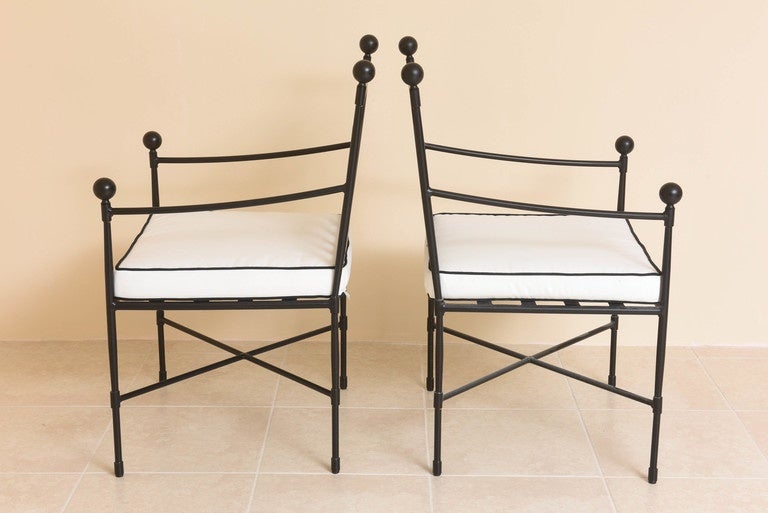 20th Century Part of an Eight-Piece Set of Outdoor Terrace, Garden, or Patio Furniture