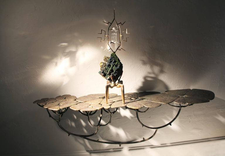 Mark Brazier - Jones 2016, Chlorophyl Bronze Console at 1stDibs