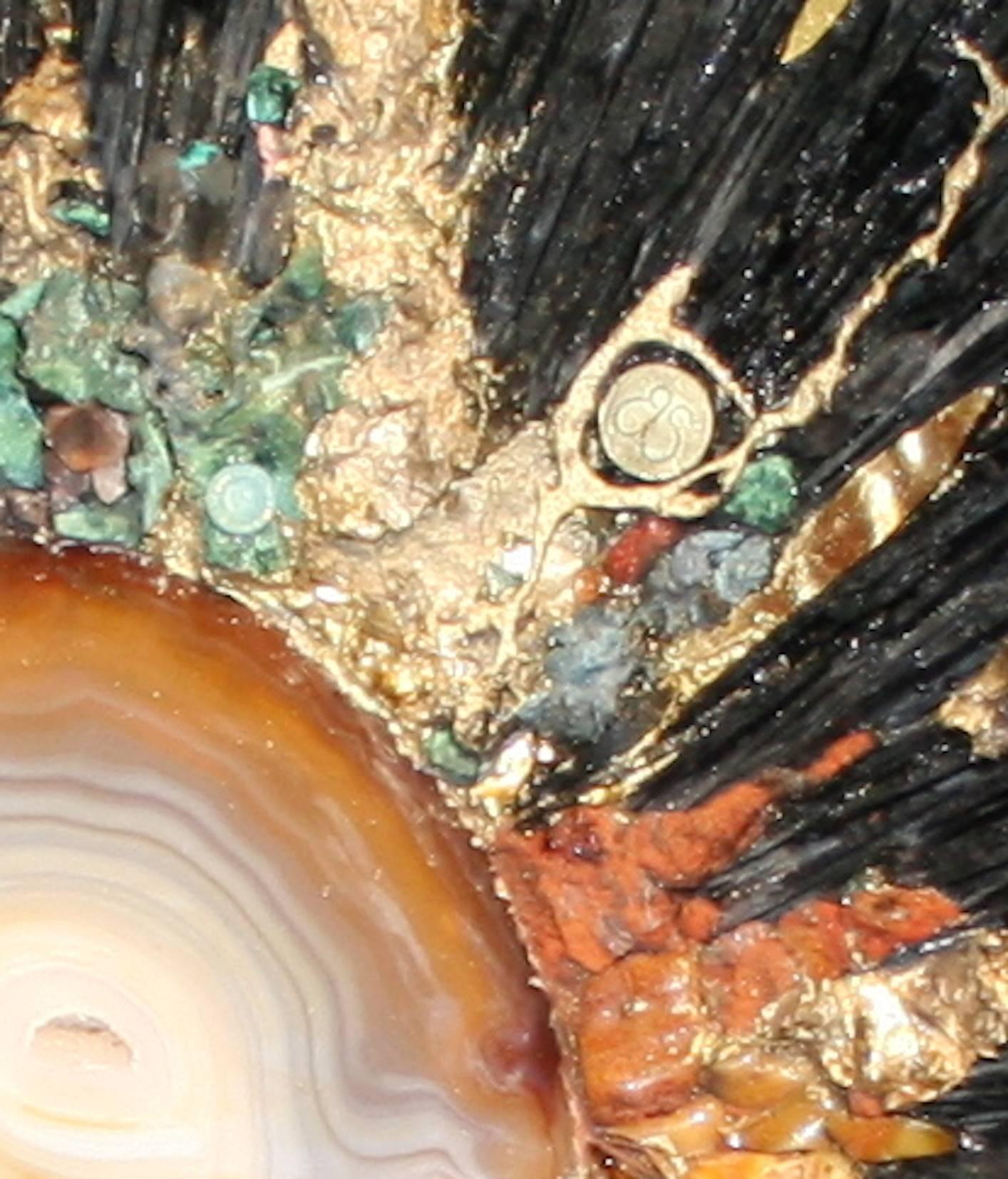 XXIe siècle et contemporain Béatrice Serre 2018:: Agate unique Little Big Bang