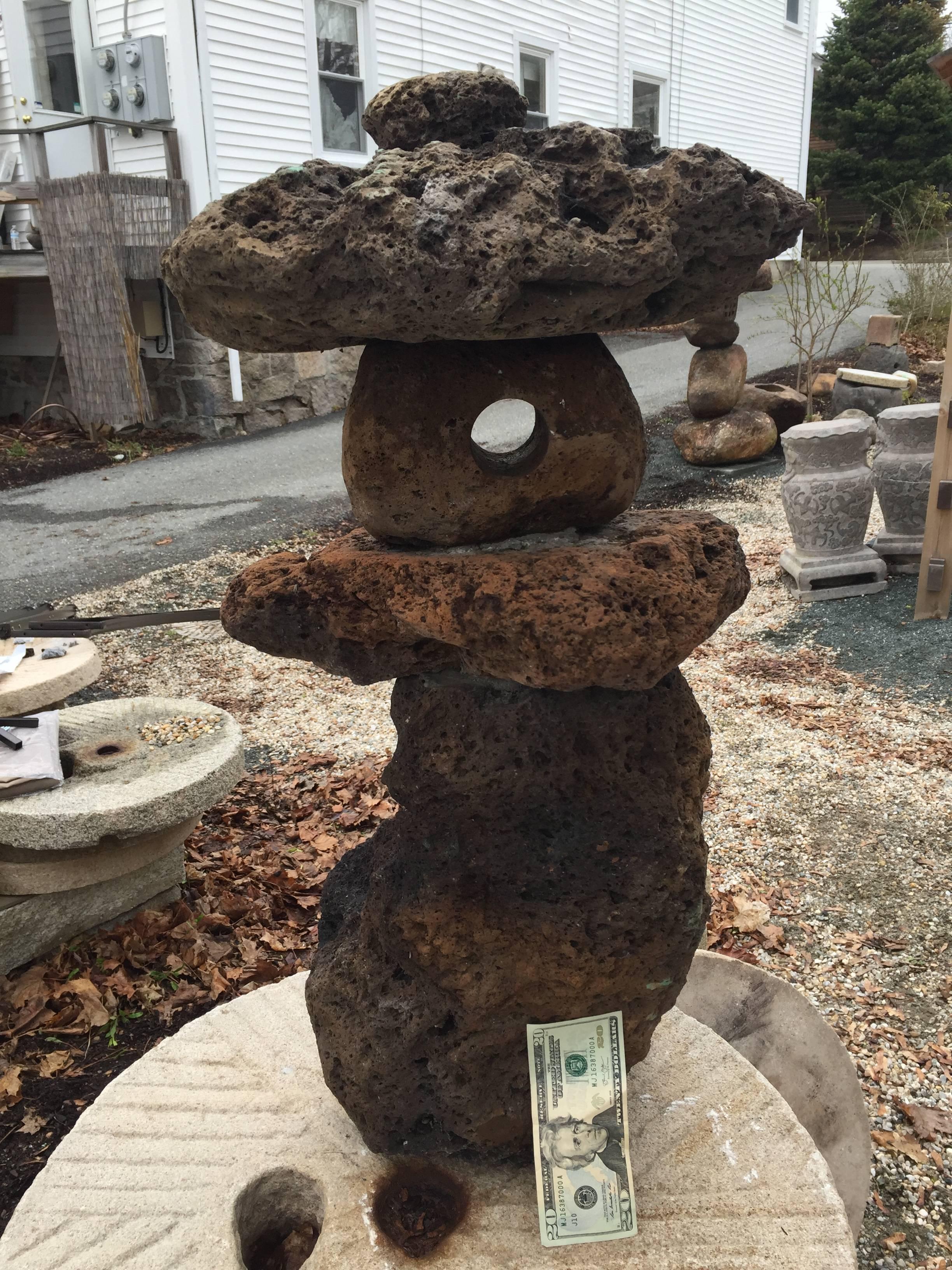 Here's a beautiful and unique way to accent your indoor or outdoor garden space with this rare treasure from Japan.

From an old Japanese Nagoya garden comes this authentic, handsome, and hard to find 