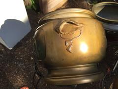 Japan Late Meiji Pair Cast Bronze Planters Hibachi