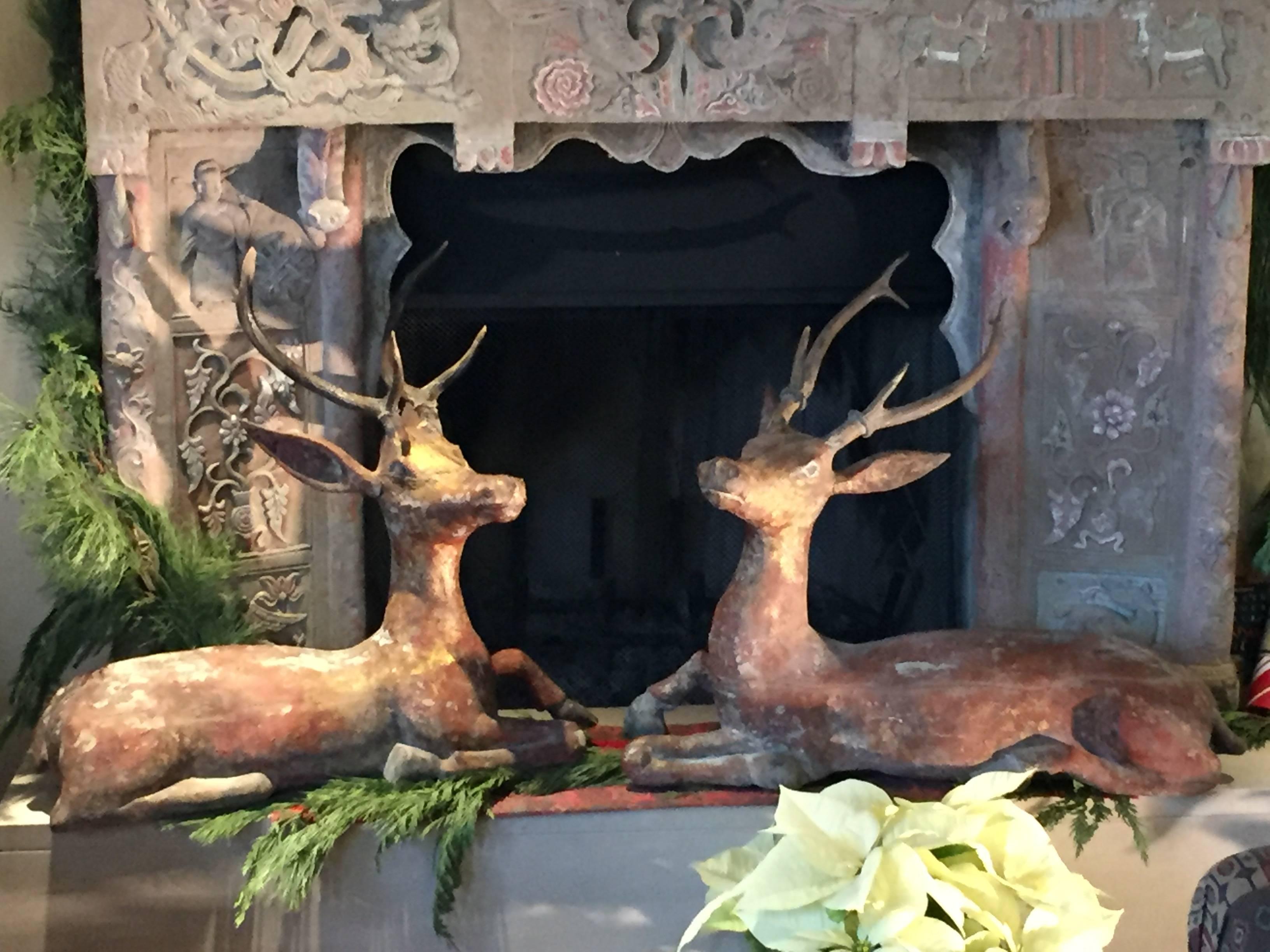 folk art deer