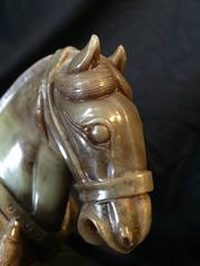 19th/20th Century Tang Style Horse of Fine Carved Jade