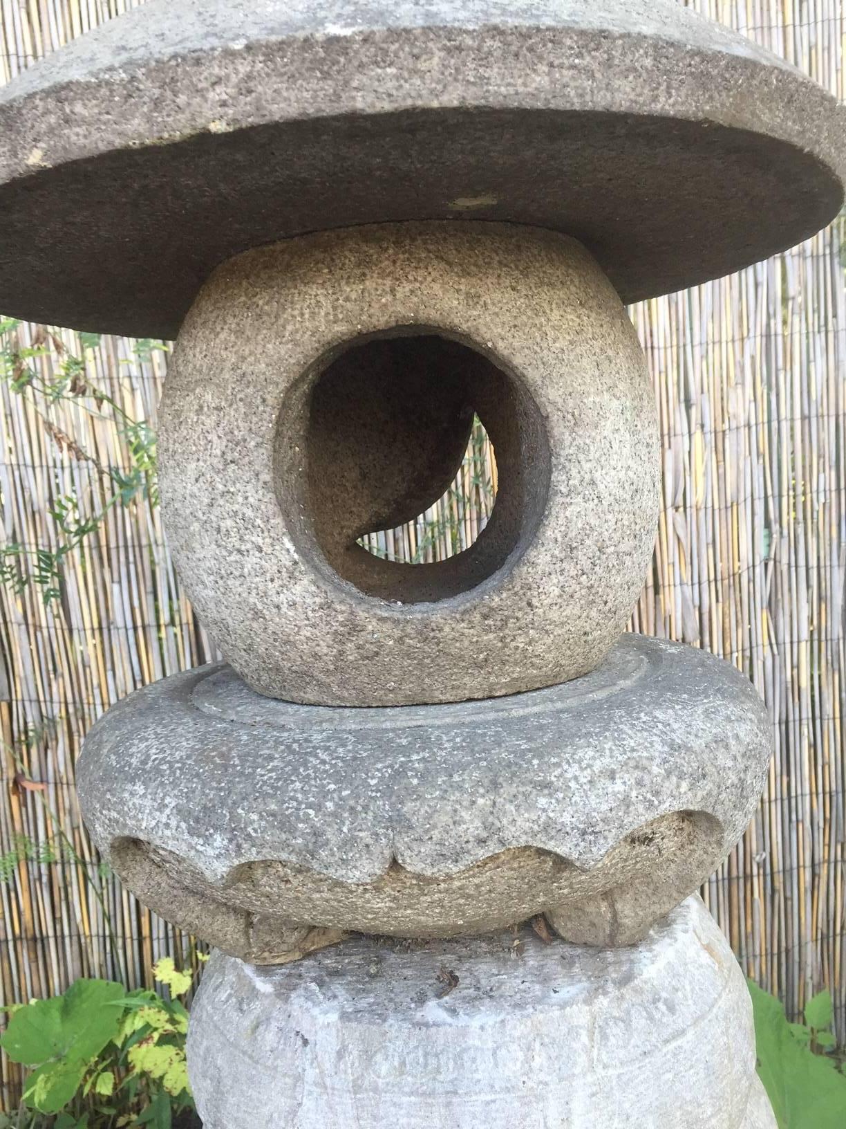 Showa  Japanese  Stone Lantern-  Perfect Size for Indoor or Garden