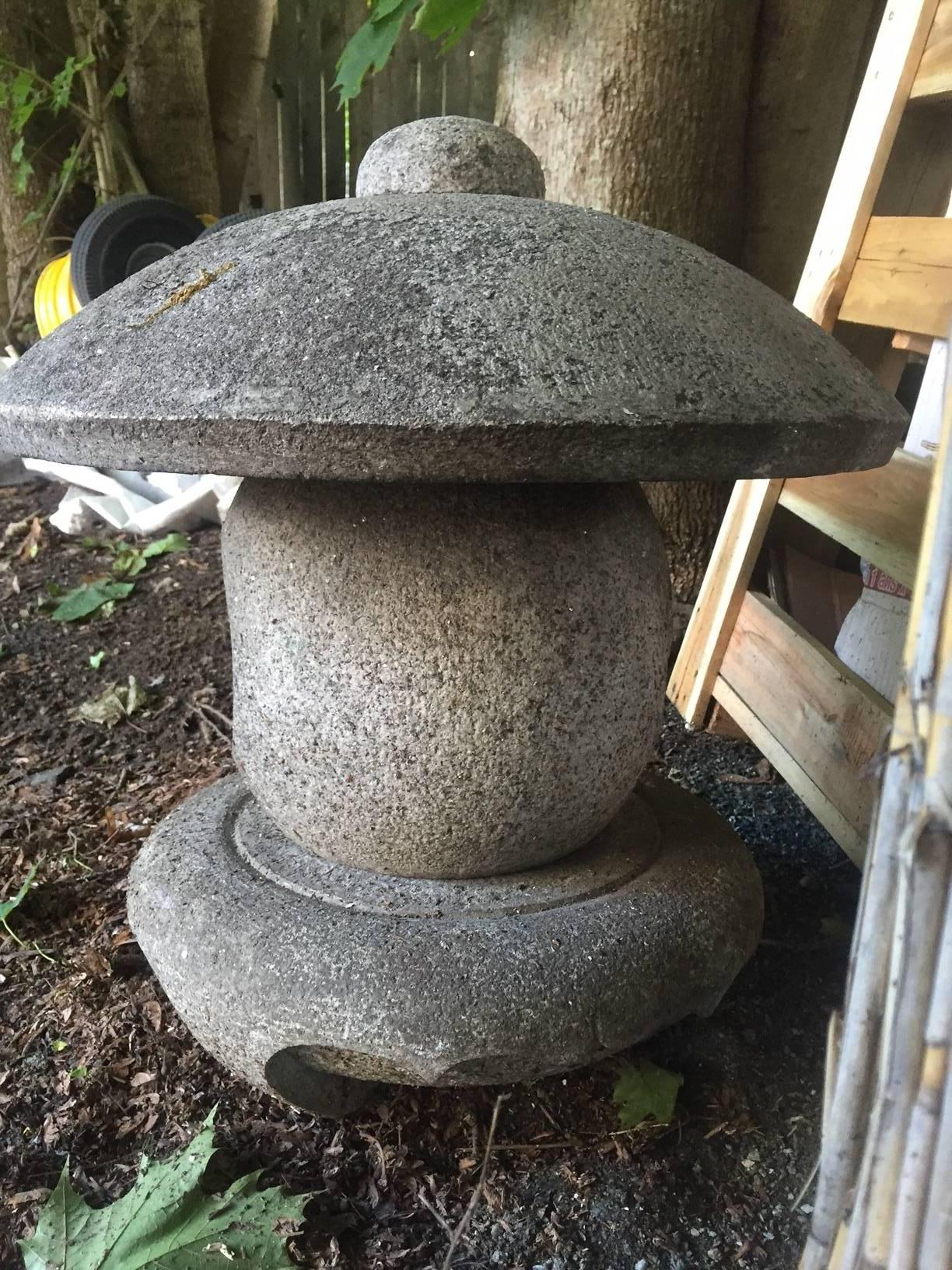 Carved  Japanese  Stone Lantern-  Perfect Size for Indoor or Garden