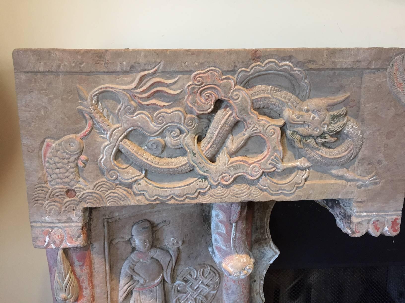 china mantle fireplace