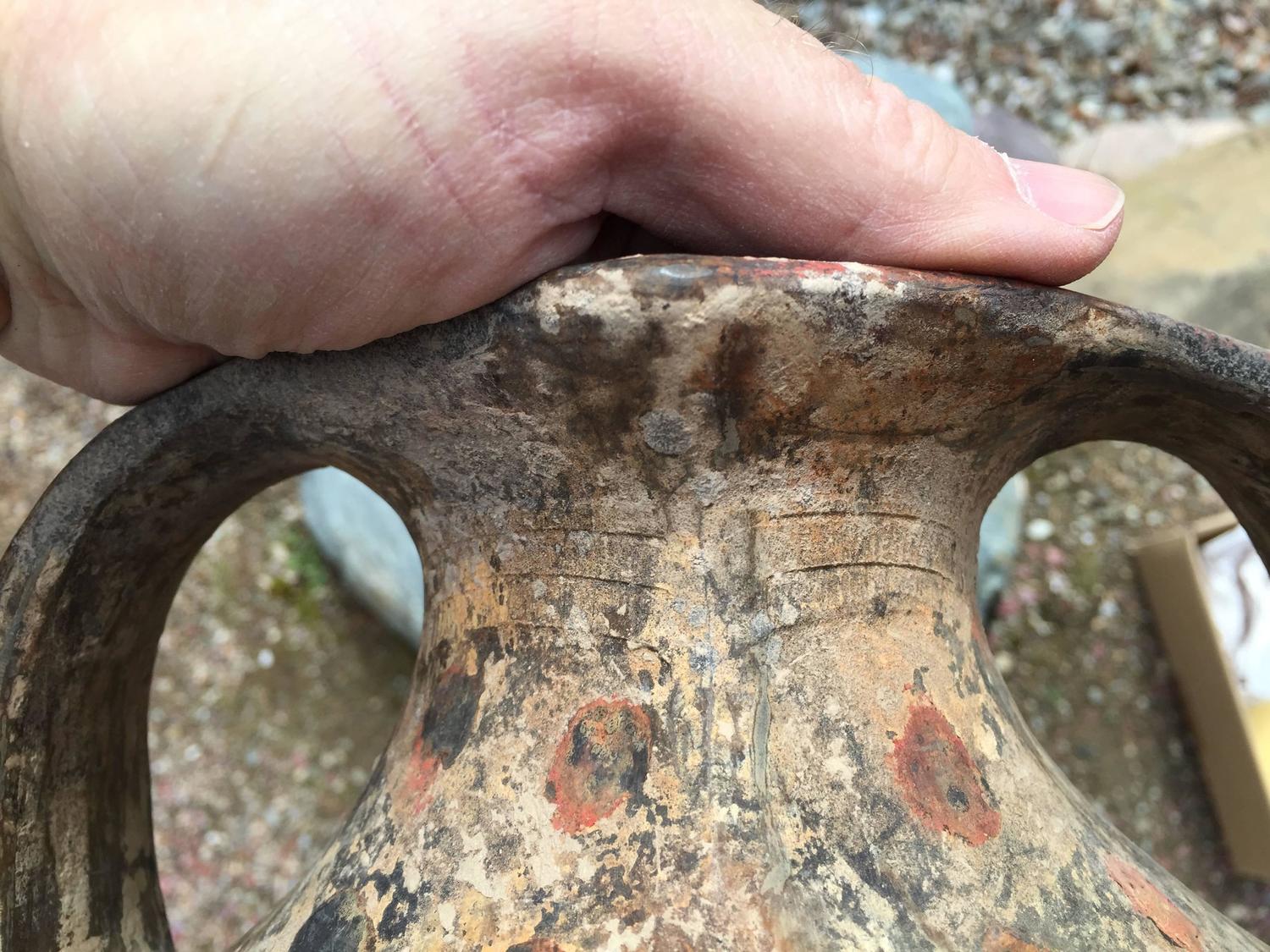 China Ancient Amphora Wine Pot Original as Found Condition FREE