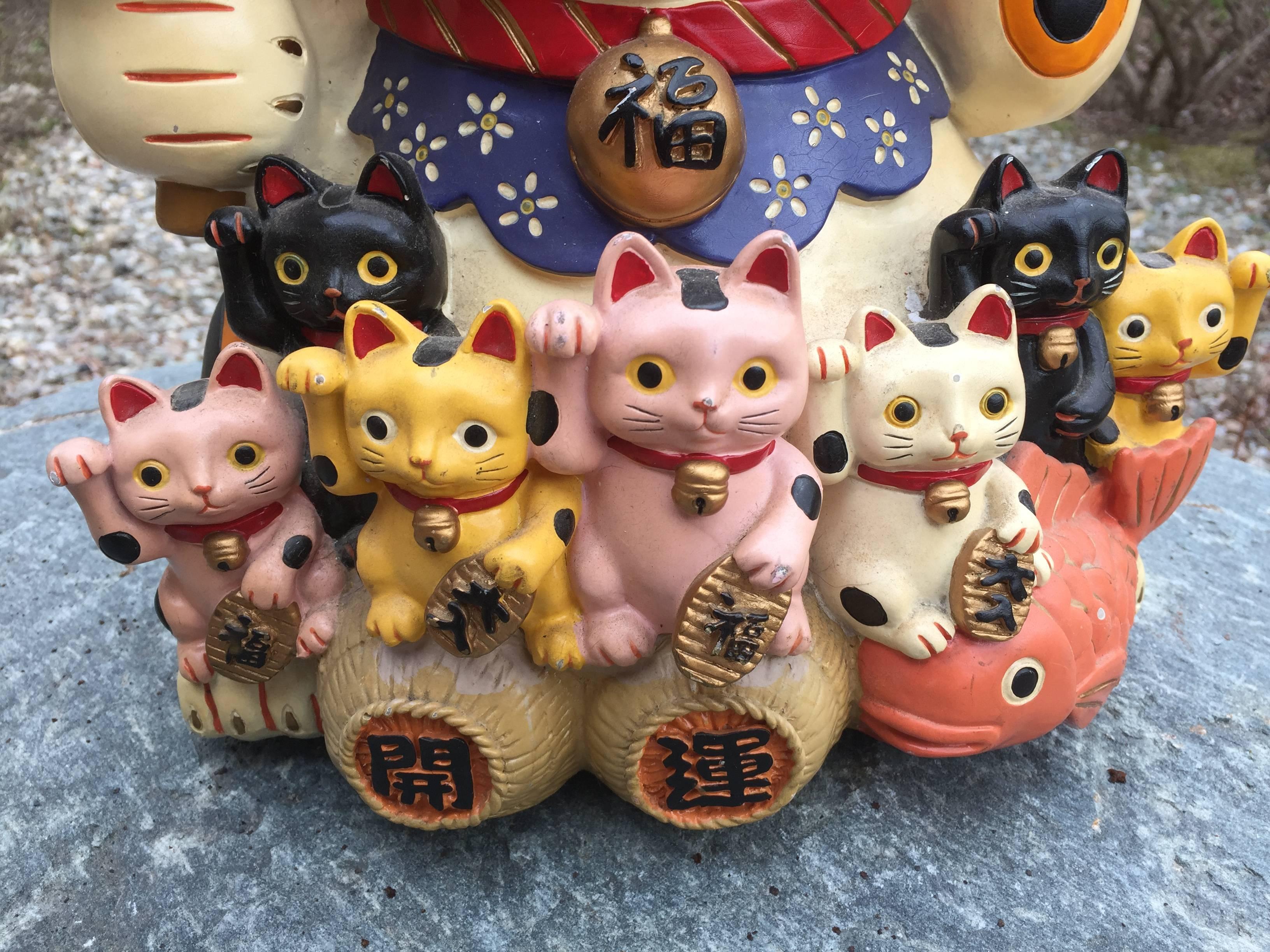 maneki neko antique