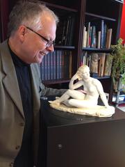 Lovely Erotic Age Nude Sculpture, Art Nouveau, 19th century