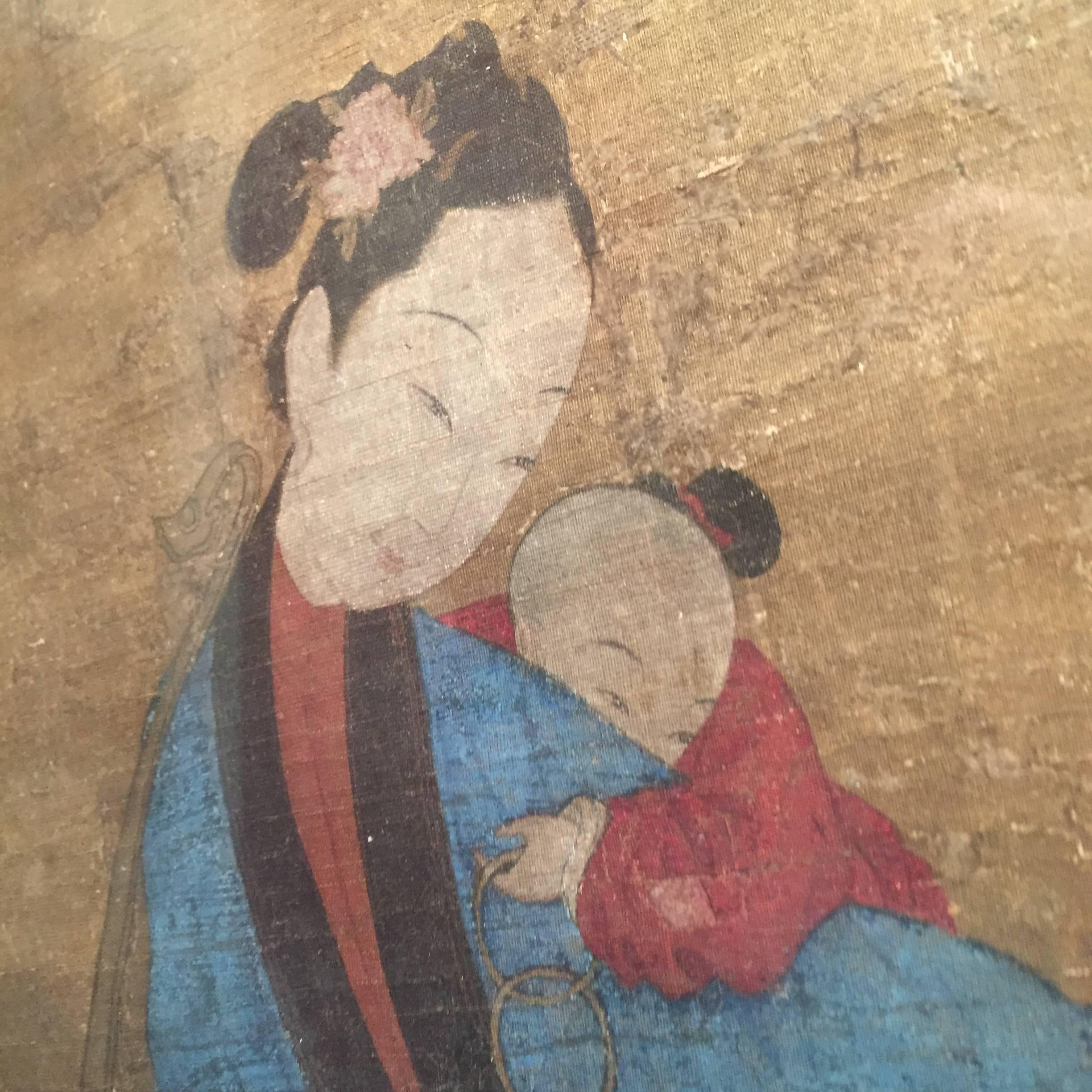 Ming Important Chinese 18thc Painting Immortal 