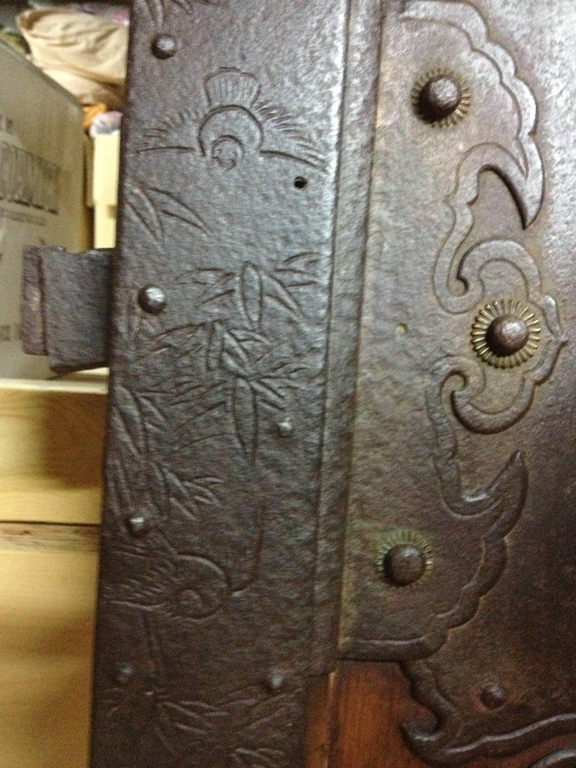 Edo Japanese Finest Antique 150 Year Old Kura Door- immediately usable 