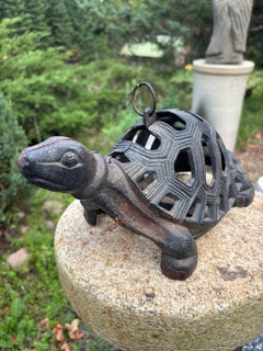 Japanese Big Antique "Turtle" Garden Lighting Lantern