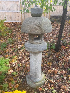 Hand-Carved Japanese Peach Lantern, Taisho Style, Early 20th Century