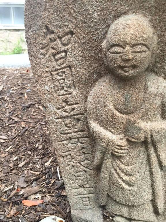 Japanese Fine Hand carved antique BUDDHA Jizo Protector Travelers Women