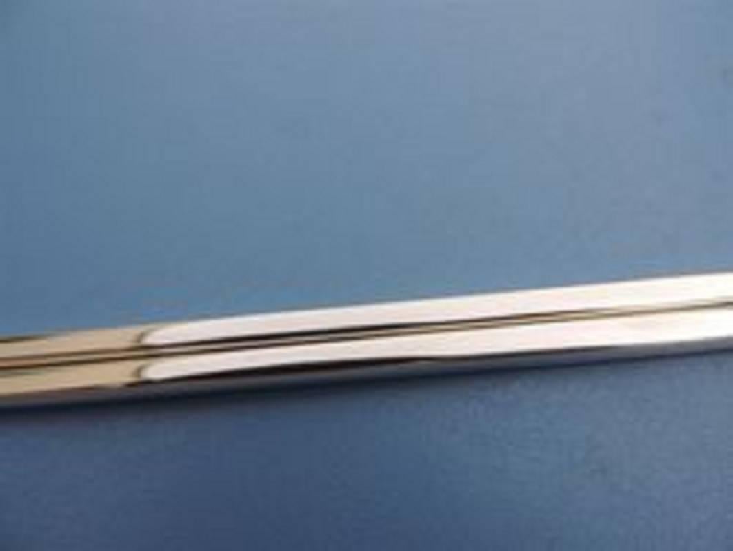 This year give a special gift for the food lover in your life who might enjoy eating in style with these solid silver Japanese chopsticks. They are stamped Gin for pure silver. Original wooden presentation box accompanies. Fine original vintage
