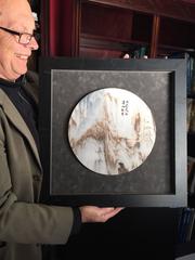 Buddha in High Mountain  Extraordinary Natural Stone Painting Dali Stone