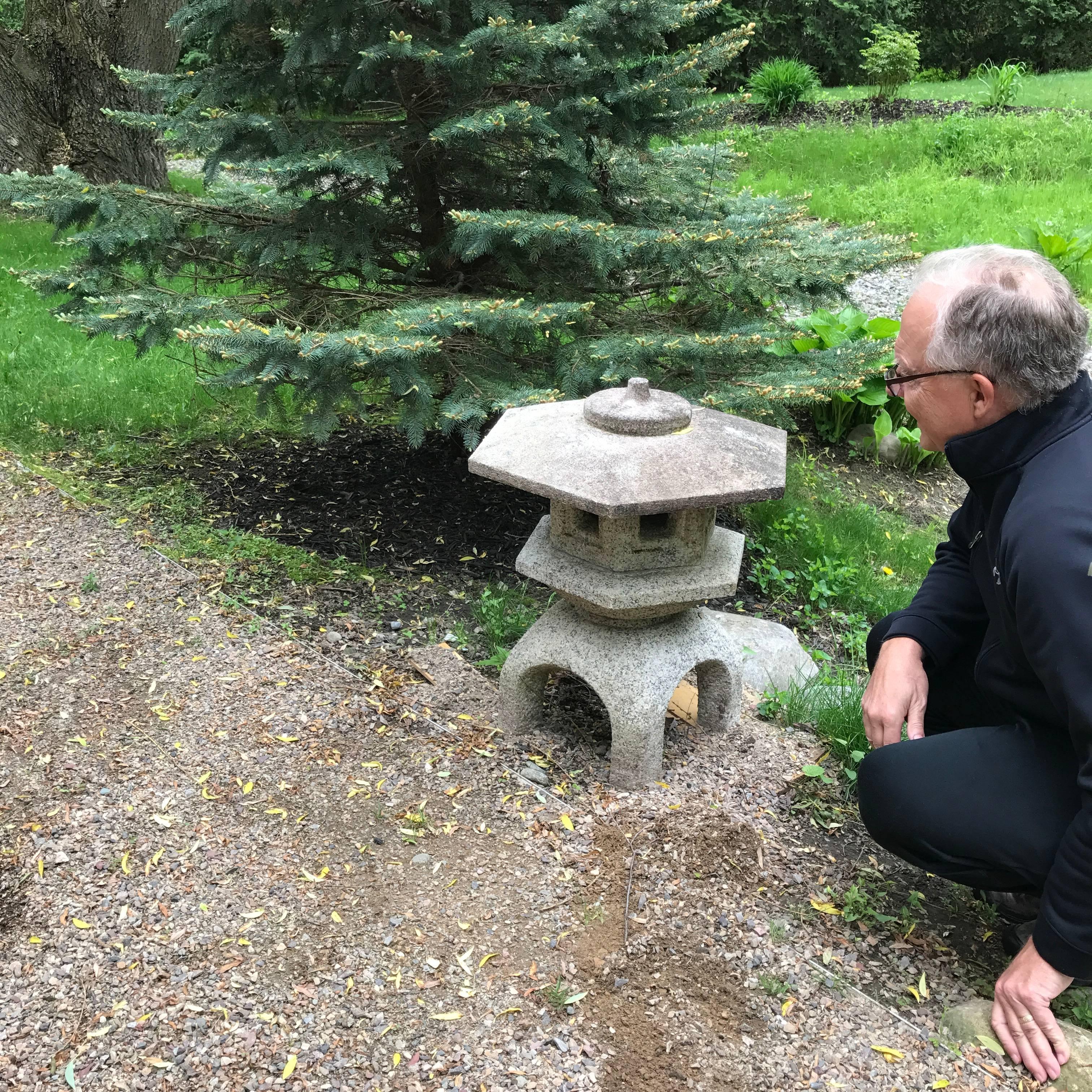 antique japanese stone lanterns for sale
