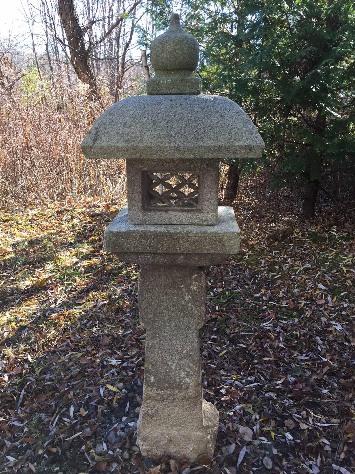 antique japanese stone lanterns for sale