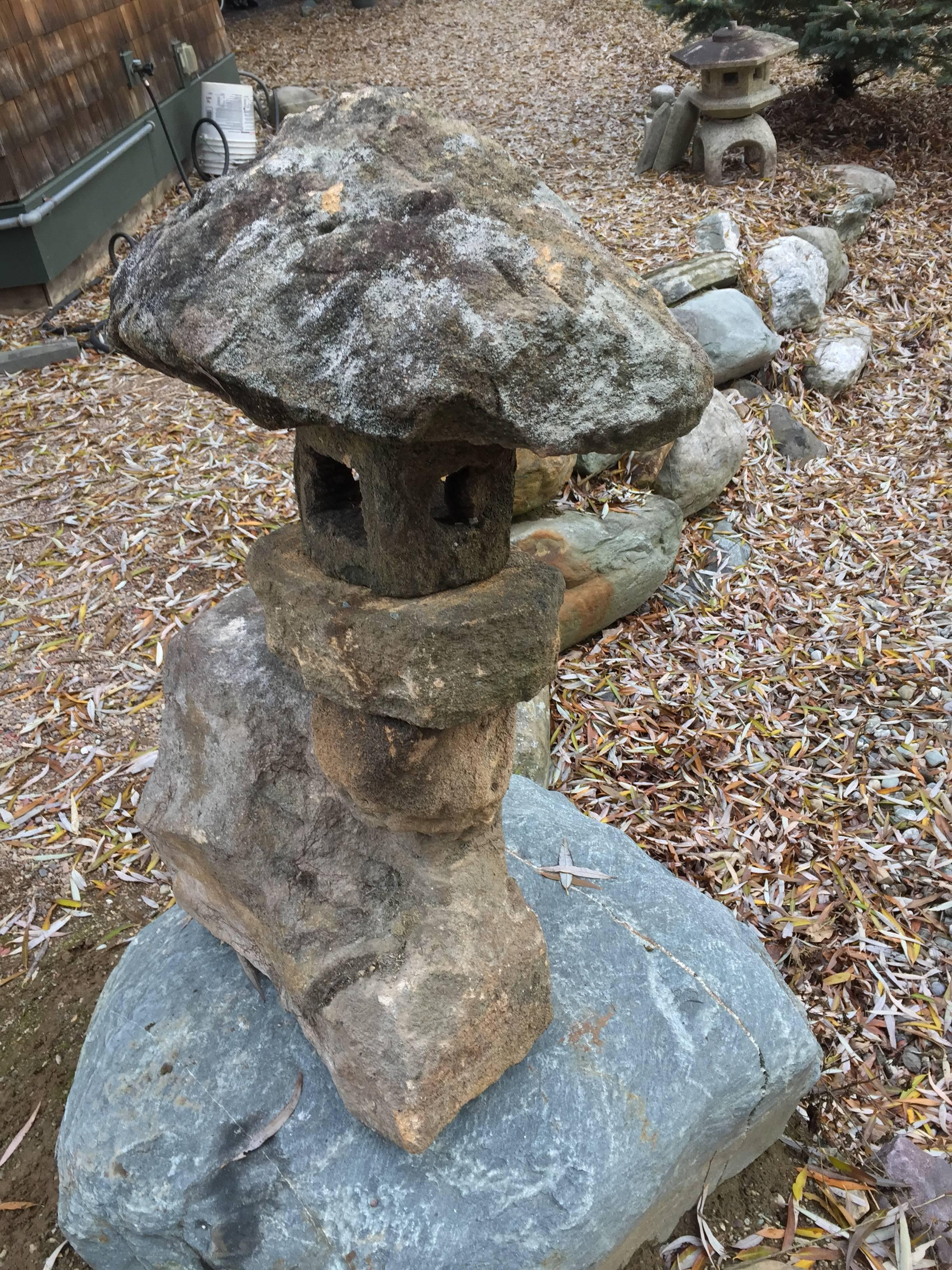 Stone Japan Antique Lantern 