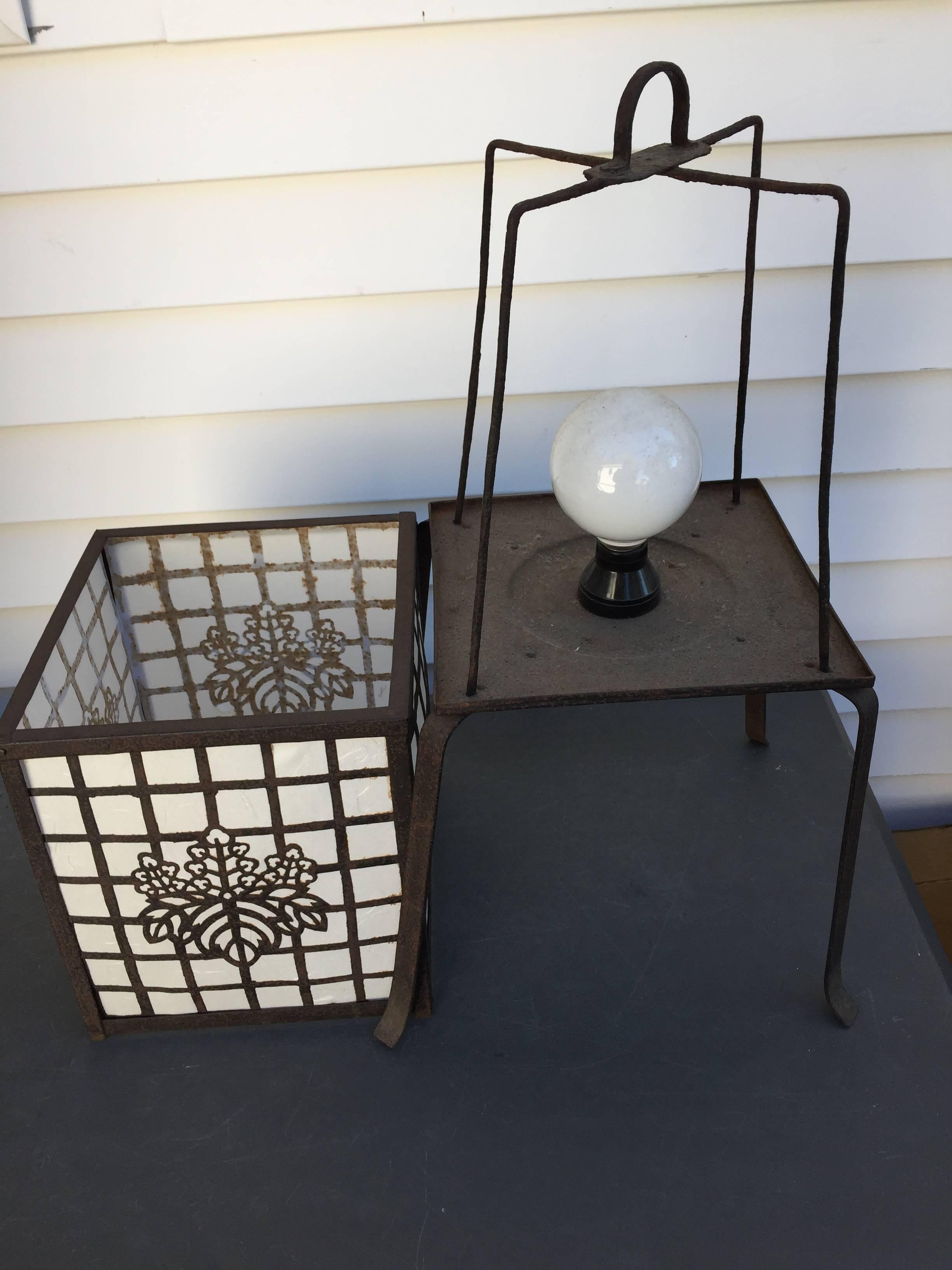 Fine Old Japanese Midcentury Floor Lamp  2