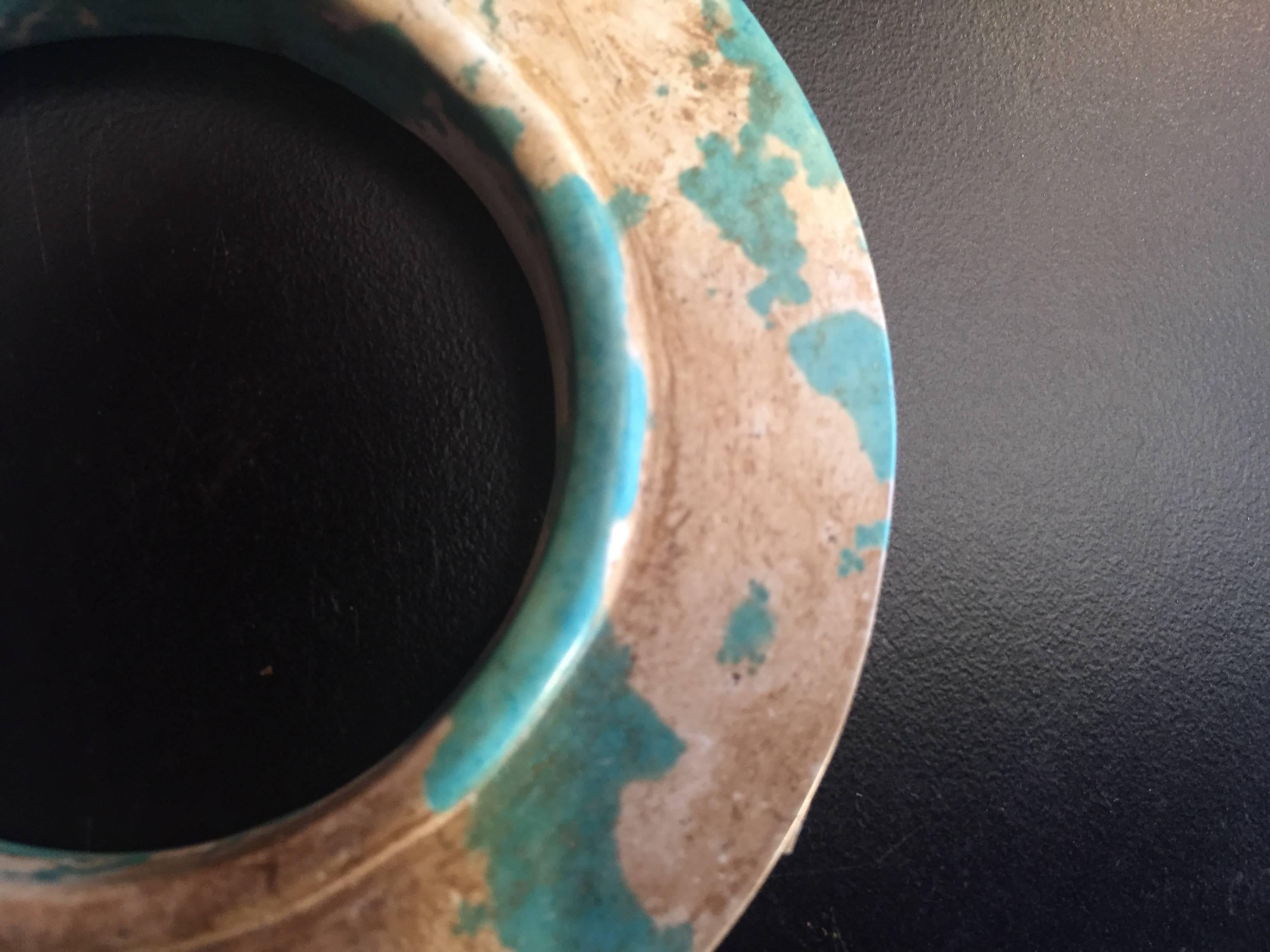 Ancient China Turquoise Bi Disc, Zhou Dynasty, 100-256 BC 2