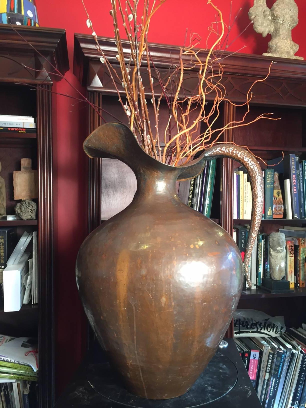 old copper vases
