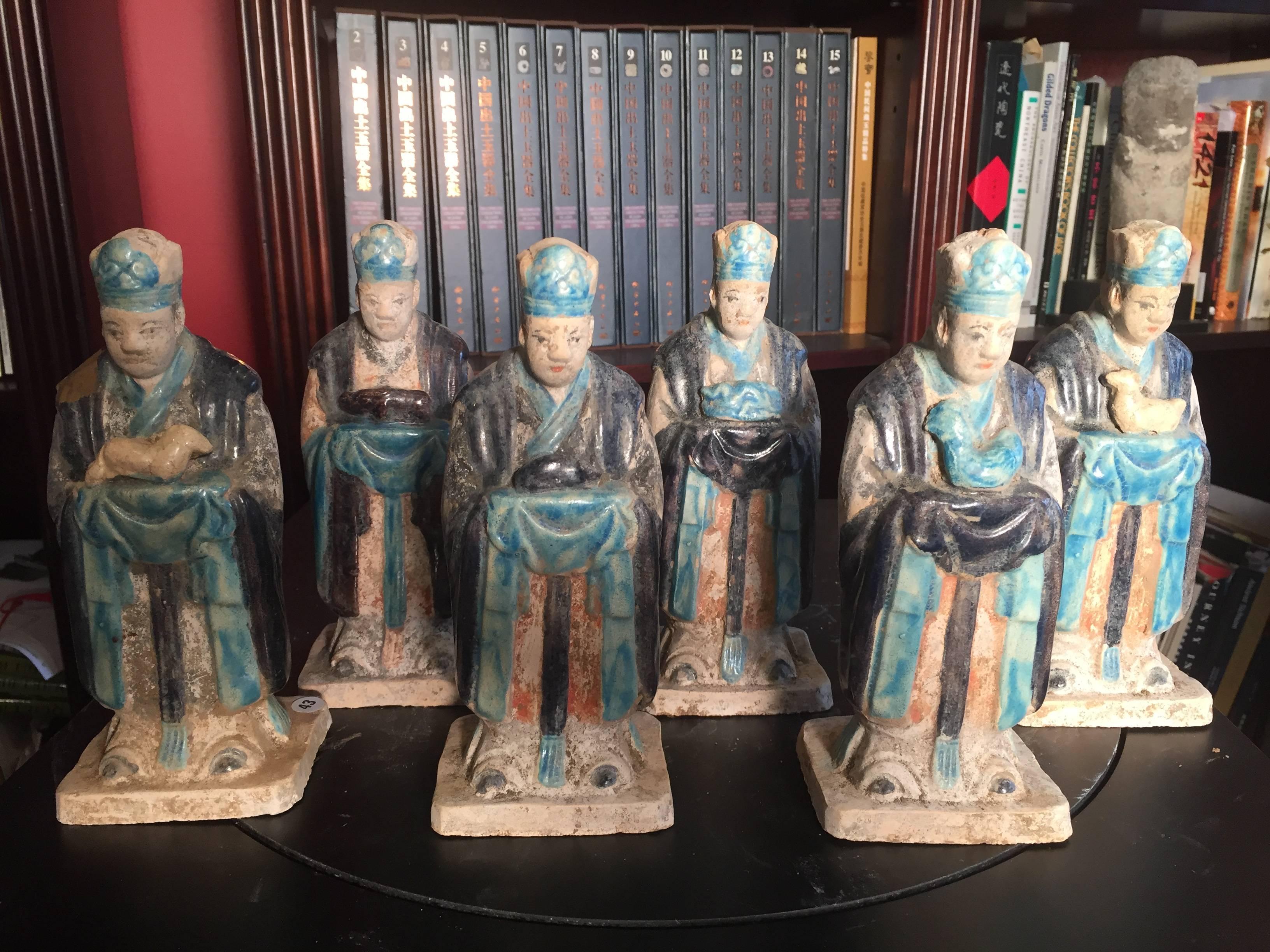 Important Ancient Chinese Zodiac Complete Collection, Ming Dynasty 1368-1644 In Good Condition In South Burlington, VT