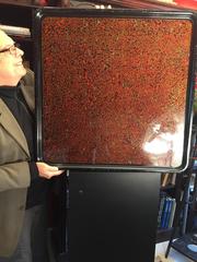 Japan Rich Lacquered Tray Wall Art -30 Layers of Red, Gold and Black
