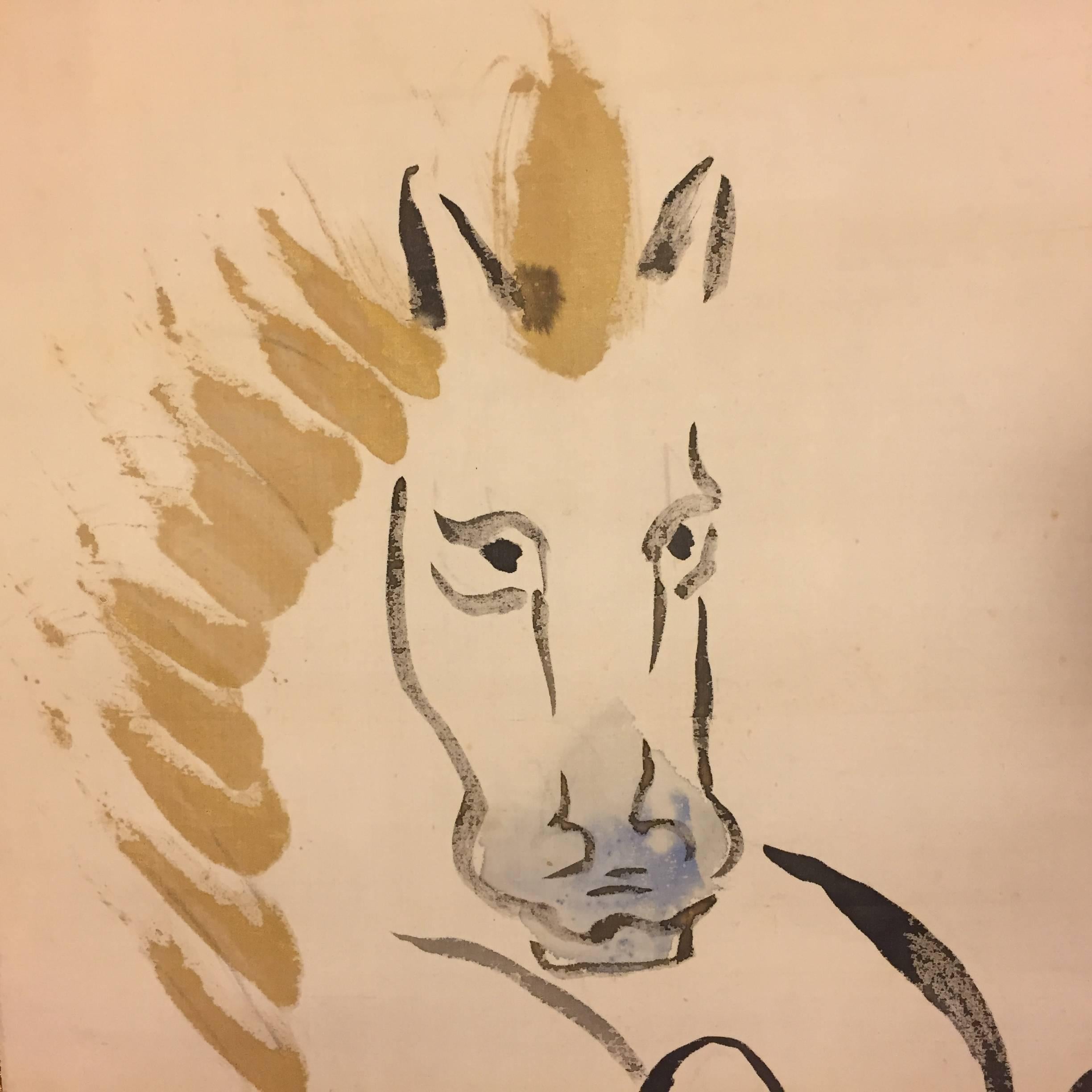 japanese scroll painting