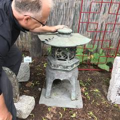Japan Fine Antique Hand Cast Bronze Lantern with Exquisite Details