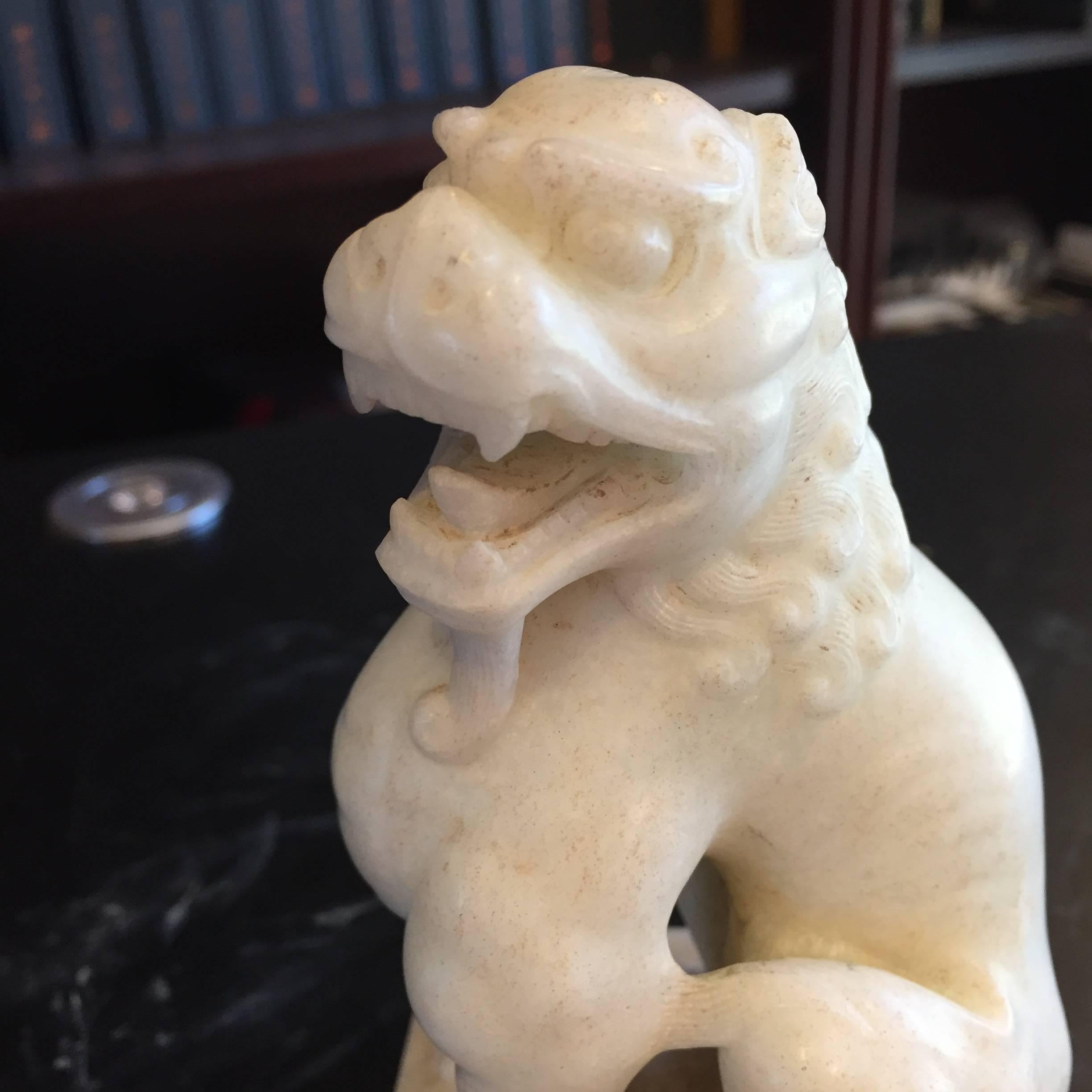 tang dynasty marble lion sold
