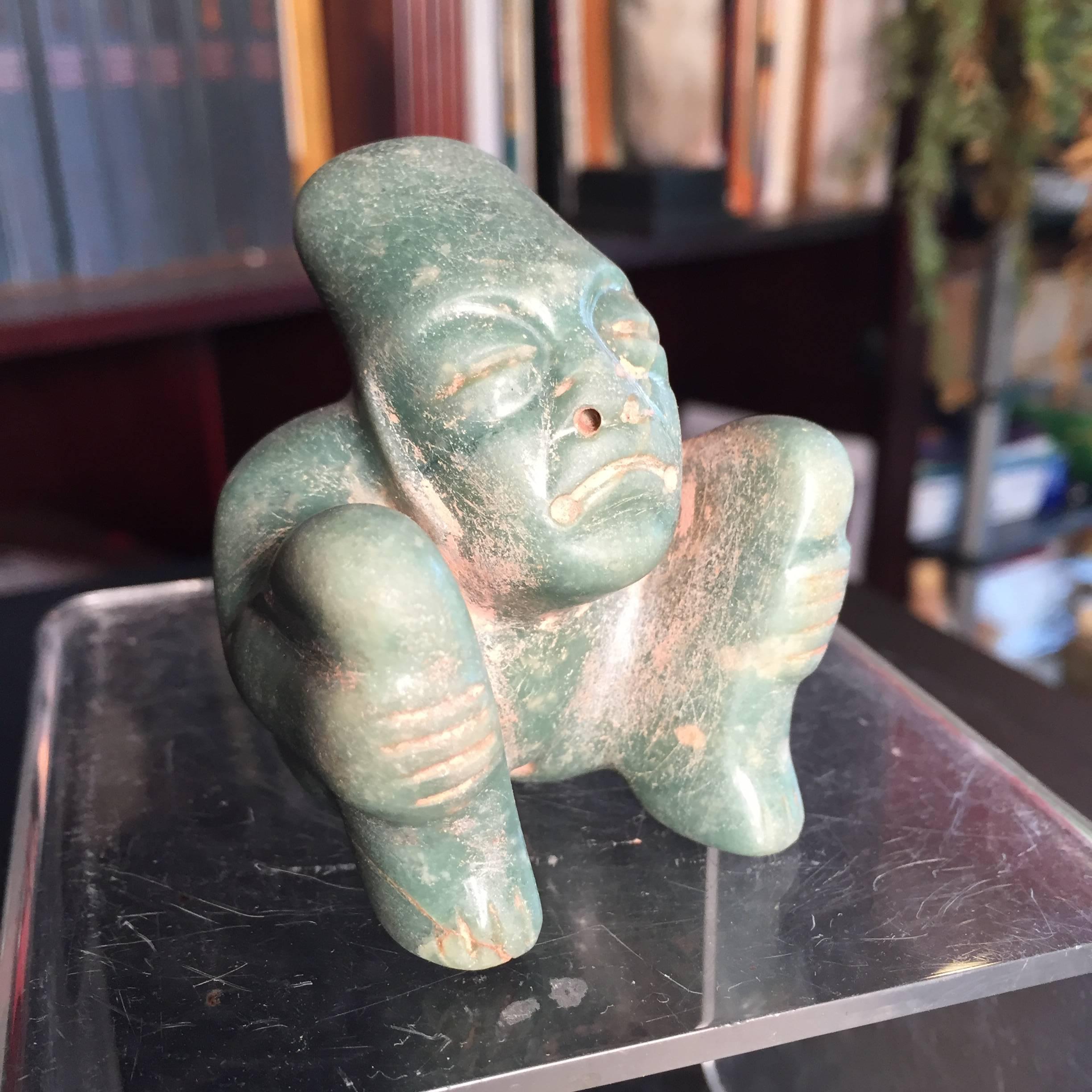 Pre-Columbian Gift of Ancient Jade   Pre Columbian Figure, 1000-400 BC Human or Supernatural?