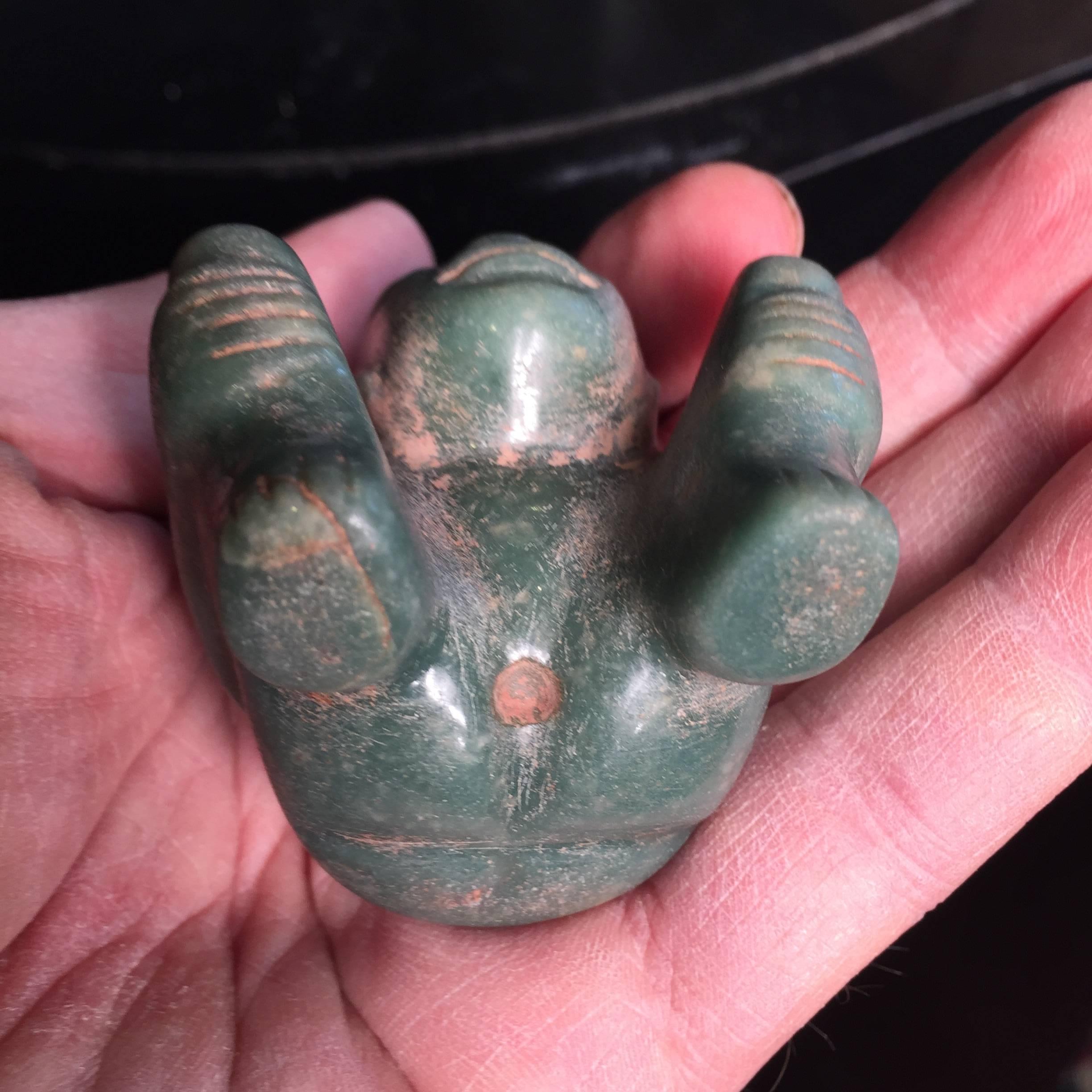 Gift of Ancient Jade   Pre Columbian Figure, 1000-400 BC Human or Supernatural? 1