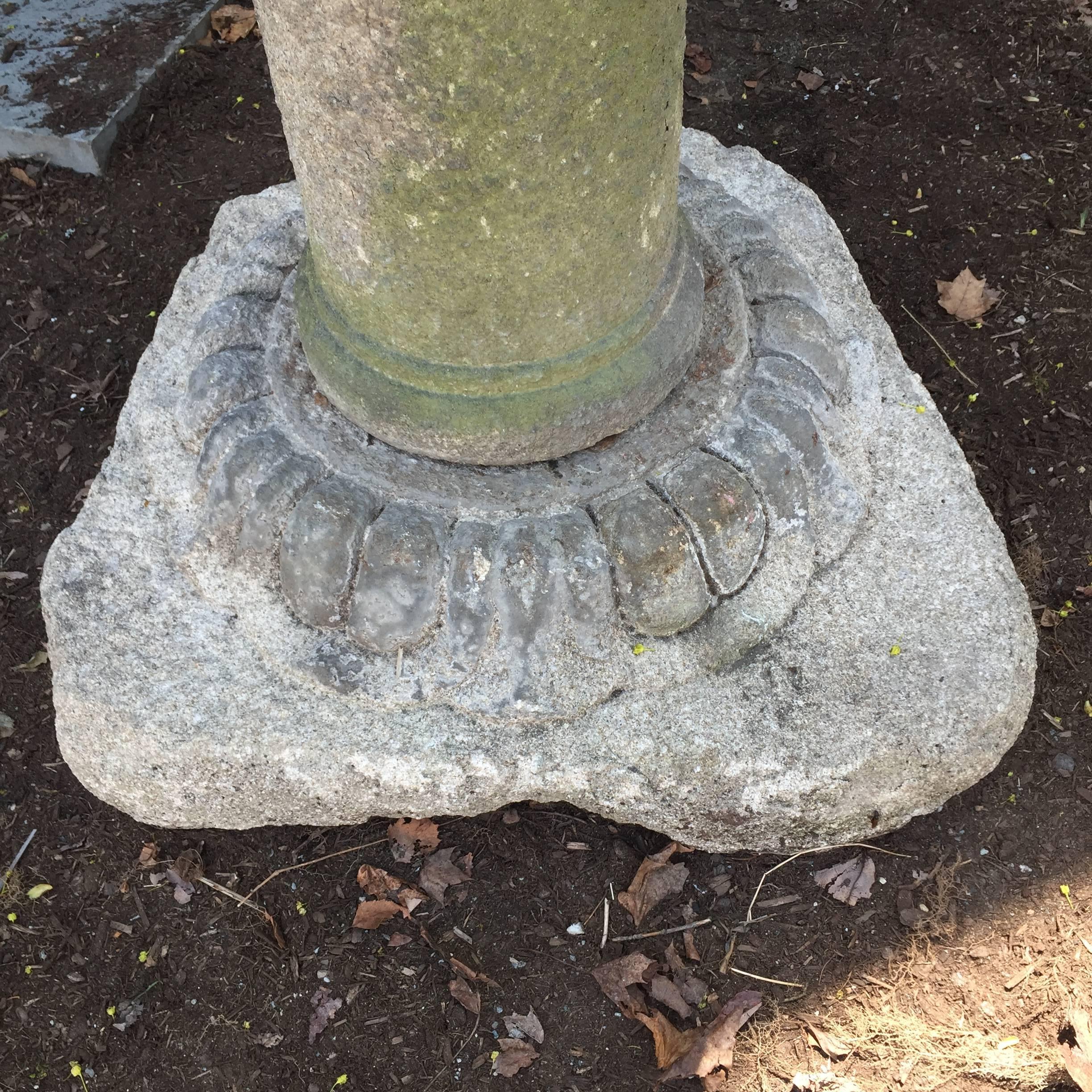 Japan Classic Antique Hand-Carved Stone Kasuga Lantern, 19th Century 2