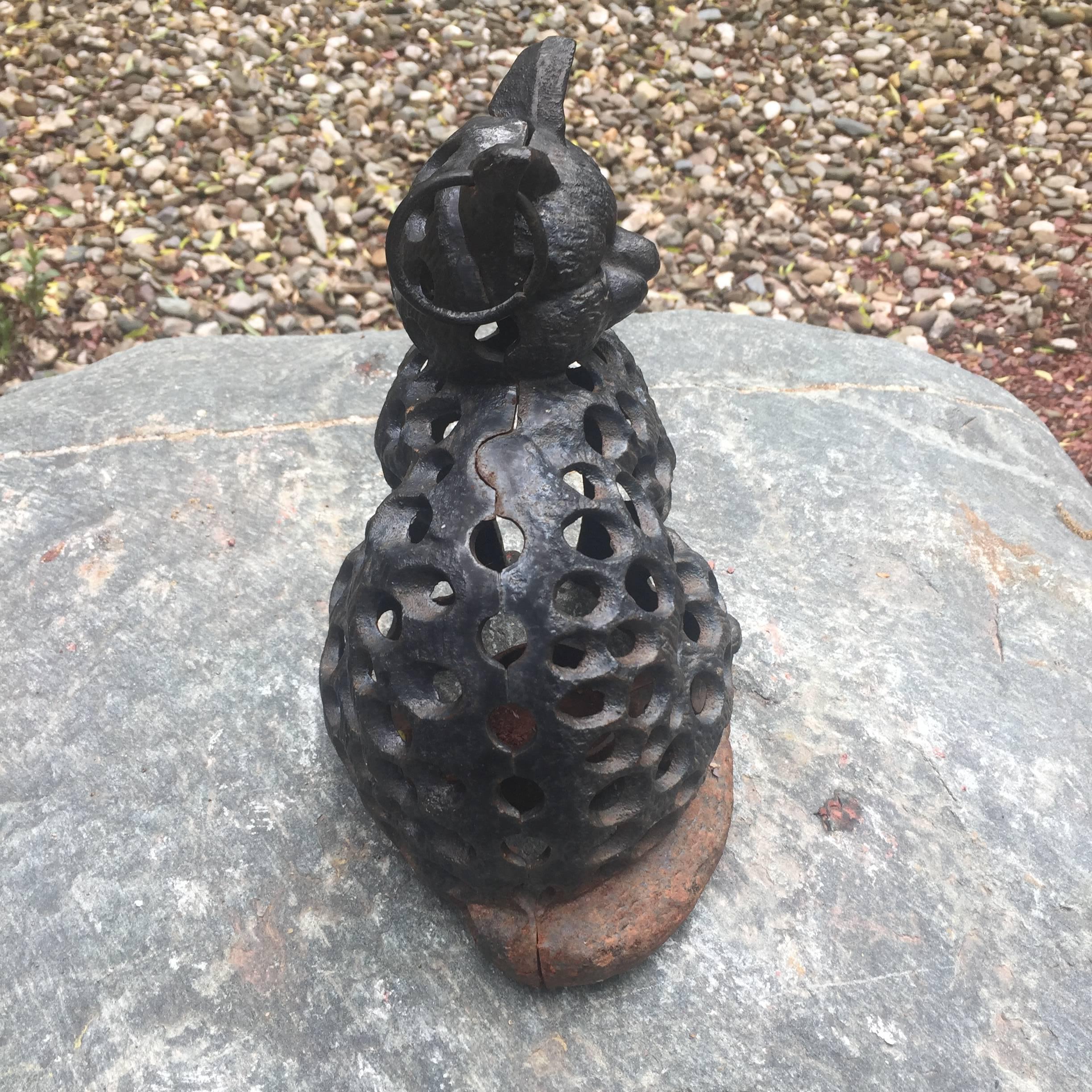 20th Century Japanese Cat Antique Lantern