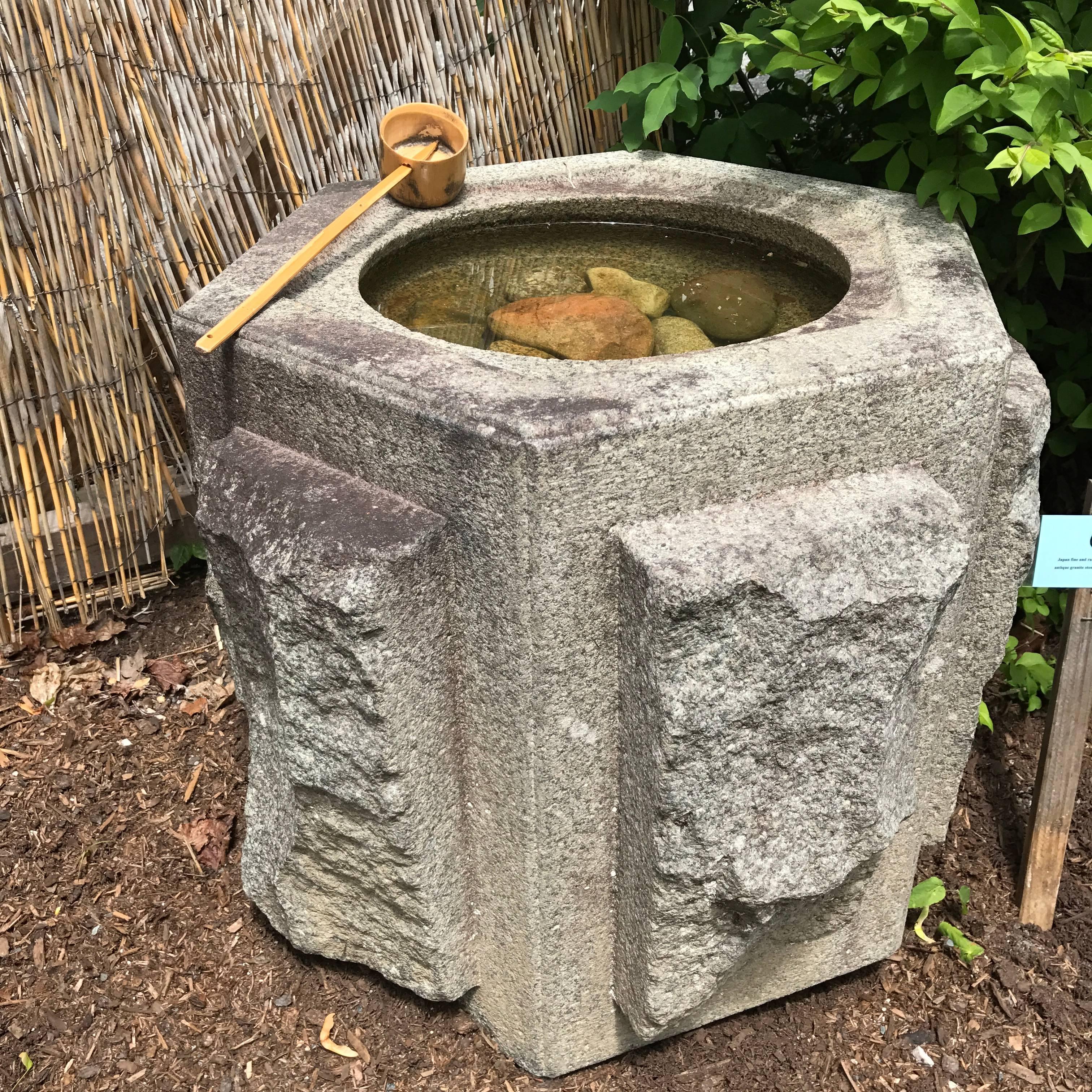 Taisho Unique Japanese Antique Stone 