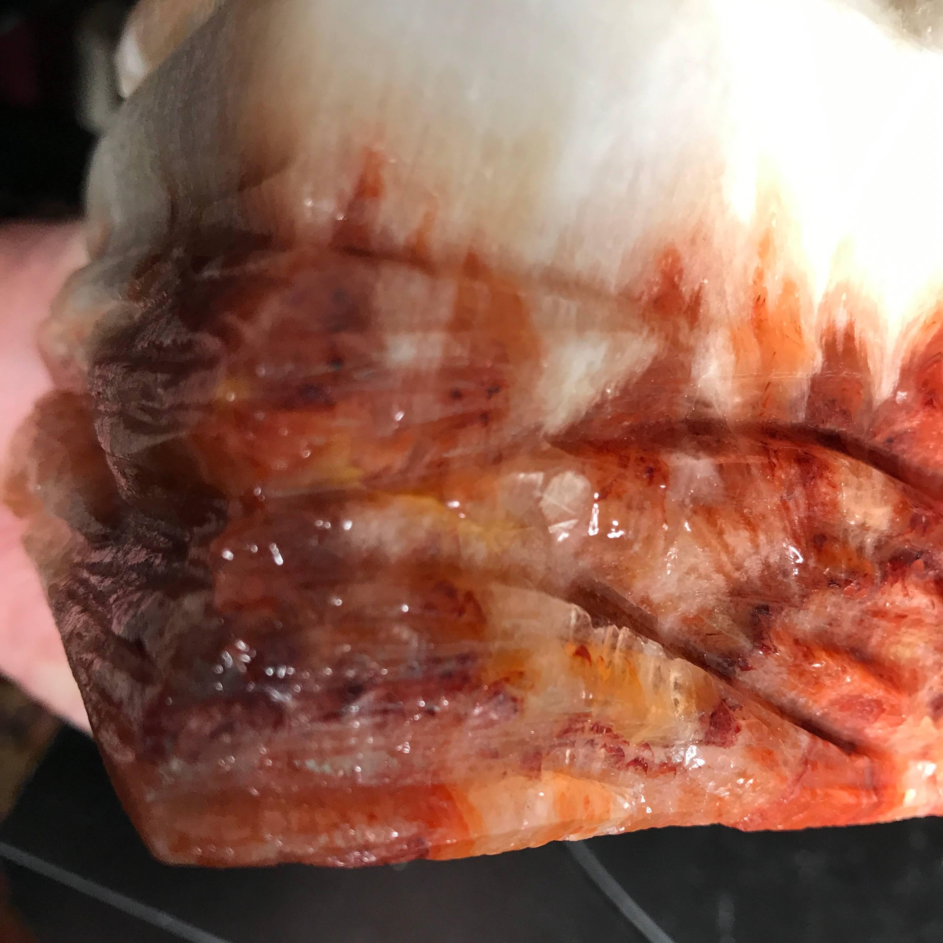 Fantastic Chinese Natural Meat Stone Scholar Rock Viewing Stone 2