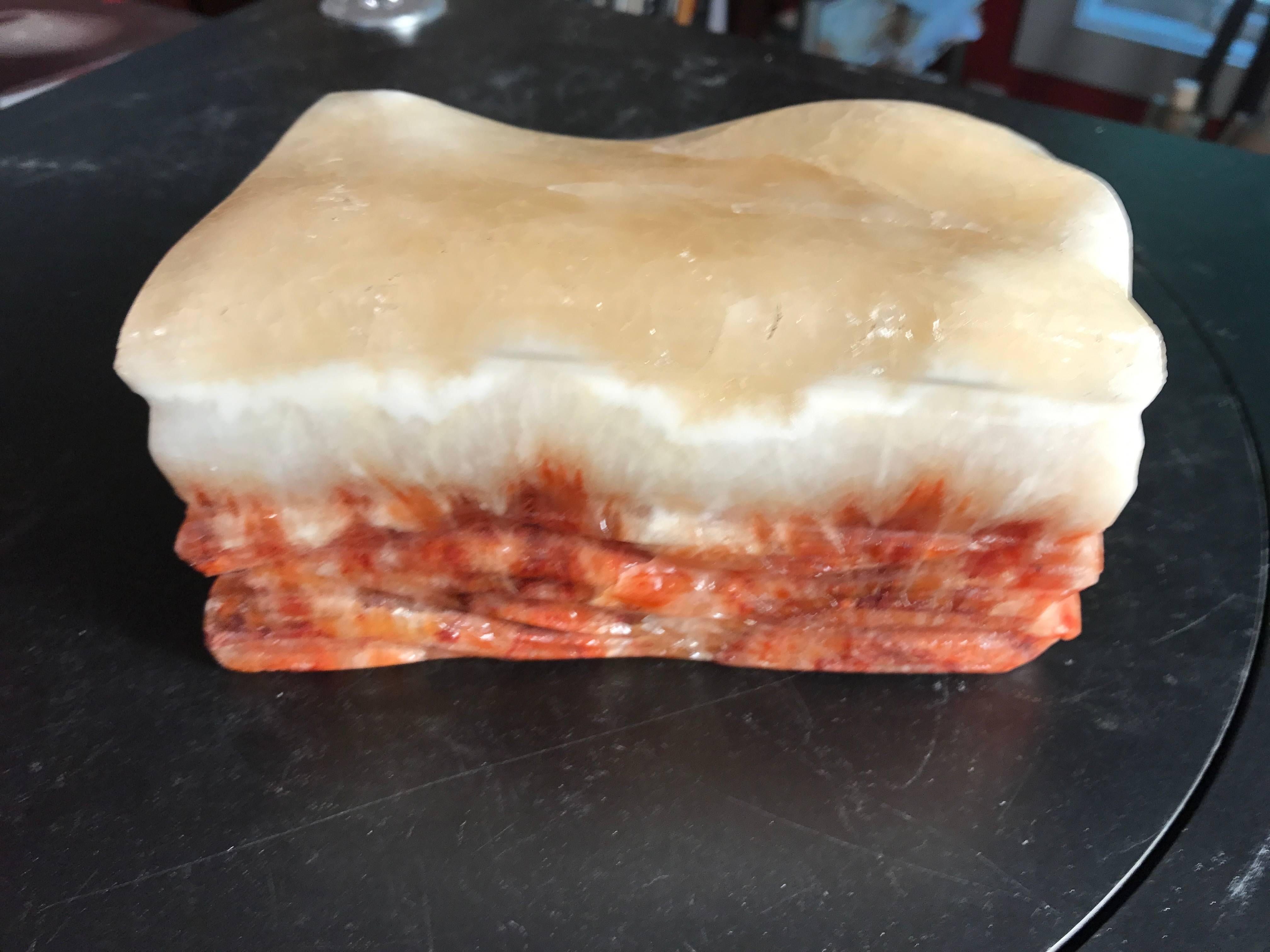 Hand-Carved Fantastic Chinese Natural Meat Stone Scholar Rock Viewing Stone