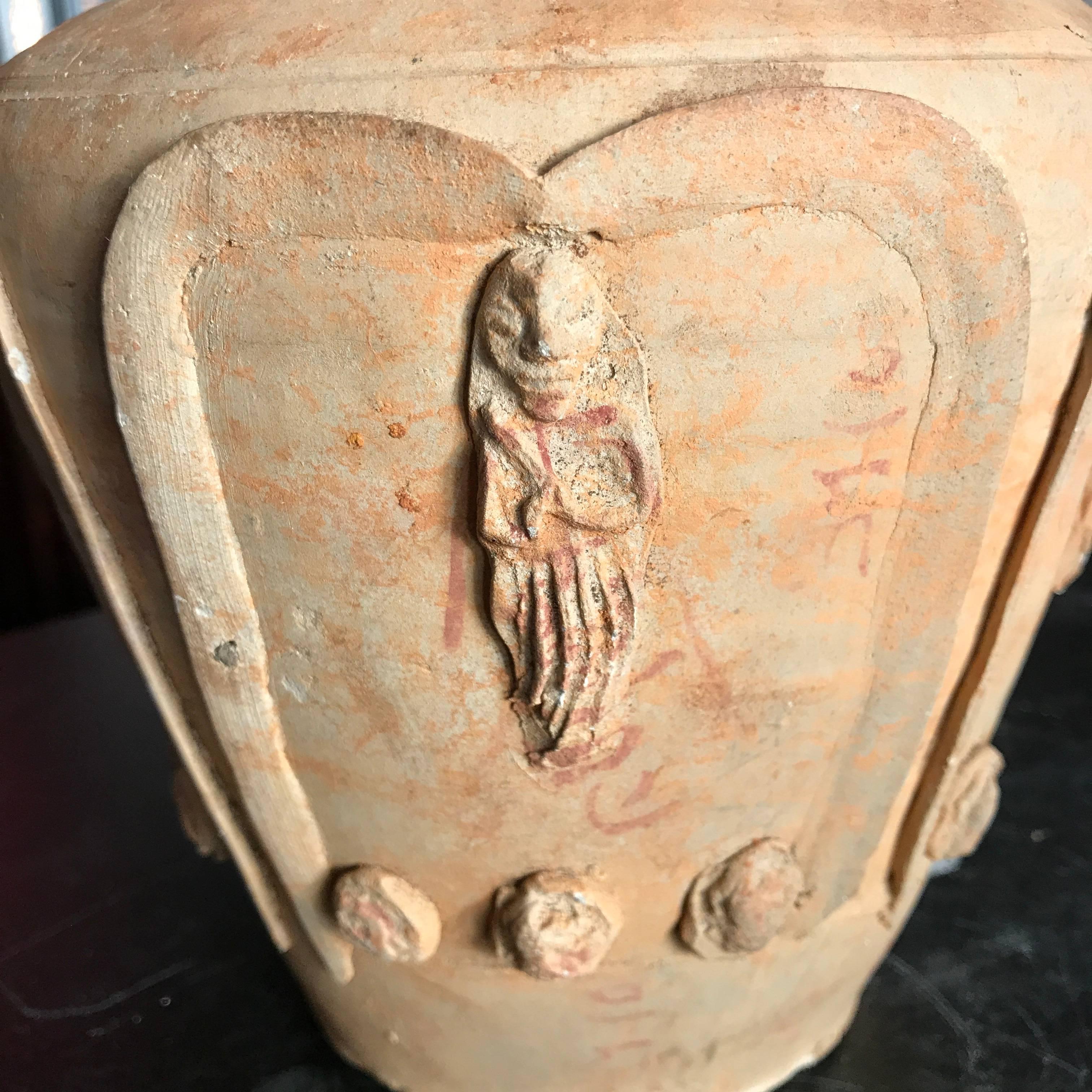 Pottery Ancient Chinese Buddhist 