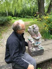 Chinese Antique Daoist Sculpture, Hsuan Tien Shangti