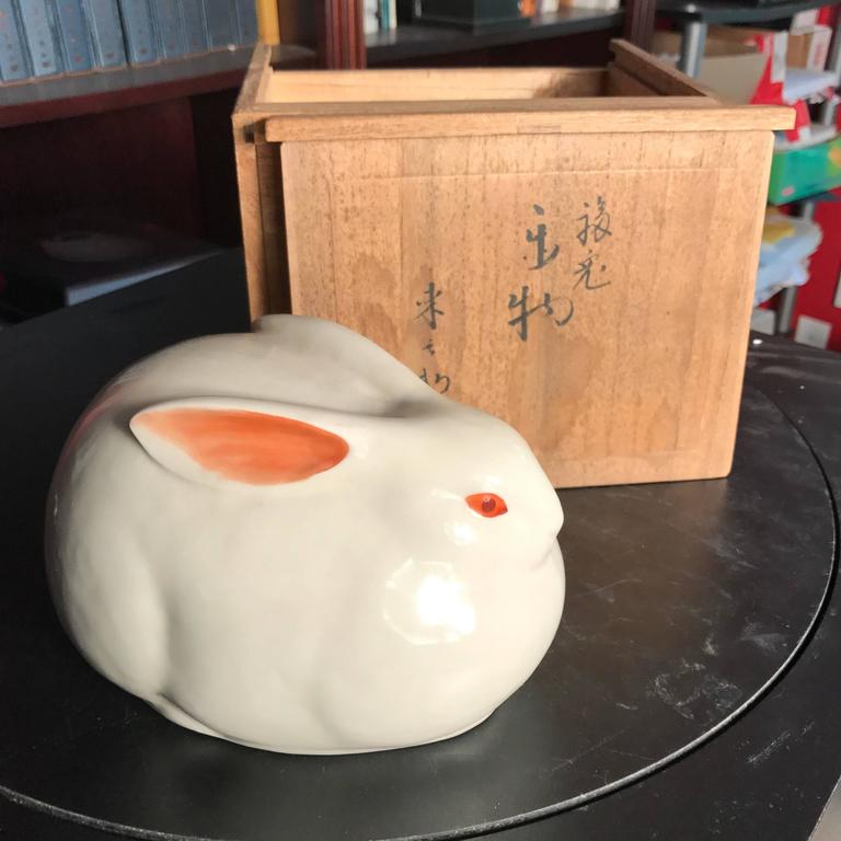 Japanese Handcrafted Rabbit Superb Design, Mint, Signed and Boxed at ...