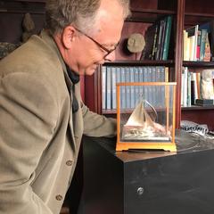 Japan Fine Yachting Vessel Sterling Silver Trophy Model  Mint Signed & Boxed