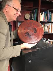 Superb Japanese Lacquer Red and Black Treasures Collector's Box